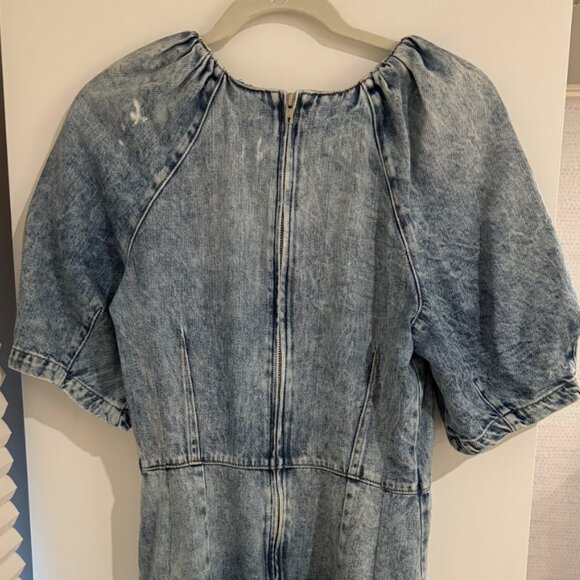 Simkhai Holland Denim Mini Dress size Medium - Picture 7 of 7